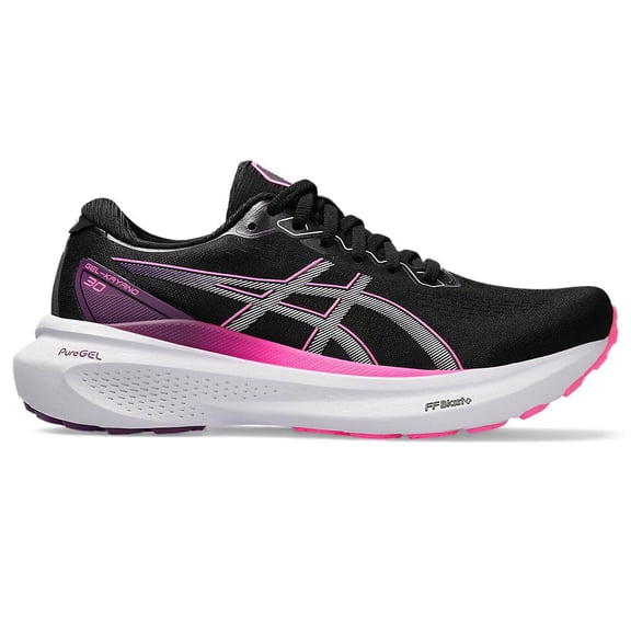 ASICS Women's Gel-Kayano 30 Running Shoes, Size 12 US ( WIDE ), Black/Lilac HINT