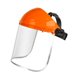 thumbnail image 4 of Máscara de protección práctica ajustable de máscara de soldadura para de minería de soldadores Color naranja, 4 of 8