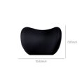 thumbnail image 3 of Yarino Car Neck Pillows for Driving Seat Memory Foam Super Soft Car Headrest Pillow With Breathable Removable Cover Ergonomic Design Travel Pillow Car Pillow For Neck/Back Pain Relief, 3 of 9