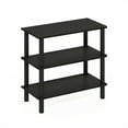 thumbnail image 2 of Furinno Turn-N-Tube 23-Inch 3-Tier Freestanding Shoe Rack Storage Organizer, Espresso/Black, 2 of 6