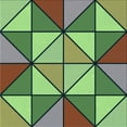thumbnail image 1 of Ahgly Company Machine Washable Indoor Square Transitional Green Area Rugs, 4' Square, 1 of 7