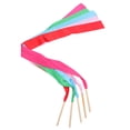 thumbnail image 4 of DEEPCRAFF 5-Pack Assorted Color Dance Ribbons for Party Decorations, Cloth Streamers for Events and Celebrations, 4 of 7