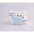 thumbnail image 2 of Juego de mordedores de dinosaurio para bebés, congelador orgánico natural seguro para bebés y niños pequeños, mordedores de silicona para bebés - gris brillar Juguete, 2 of 4
