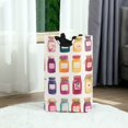 thumbnail image 6 of Yayeee Freestanding Laundry Hamper with Handle Collapsible Large Storage Basket for Clothes, Colorful Jam, 6 of 7