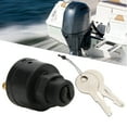 thumbnail image 4 of 87-88107A5, Better Performance 3 Positions Ignition Key Switch ABS+Brass Weatherproof Cover  for Engines, 4 of 8