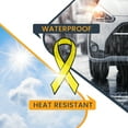 thumbnail image 6 of Magnet Me Up Support Bladder Cancer Awareness Yellow Ribbon Magnet Decal, 3.5x7 In, Vinyl Automotive Magnet, 6 of 7