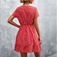 thumbnail image 4 of Vestido Floral,Vestido Verano Escote en V Vestido Escote en V Vestido Estampado Optimizado para la Excelencia, 4 of 6
