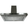 thumbnail image 3 of NOVEL 30" Stainless Steel Wall Mount Range Hood - 900 CFM Powerful Ventilation for Efficient Cooking - Touch Control, LED Lighting & Quiet Operation - Perfect for Modern Kitchens | PRO-NWB01, 3 of 7