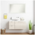 thumbnail image 5 of Amanti Art Custom Wall and Bathroom Mirror (24.5 x 41.5 in.), Vanity White Narrow Frame, 5 of 6