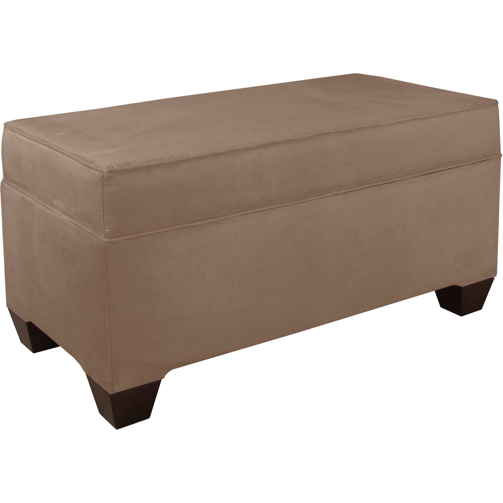 Velvet Storage Bench Multiple Colors Walmart