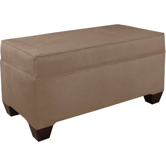 Velvet Storage Bench Multiple Colors Walmart