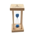 thumbnail image 3 of EeaseCA Mini Hourglass Timer Sandglass One Minute Sand Timer Sand Clock Home Decor Kids Gift (Blue Sand), 3 of 8