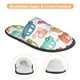 thumbnail image 3 of Fotbe Doodle Cars Pantuflas Peludas para Mujer con Estampado, Zapatillas de Peluche, Zapatos de Invierno para Casa, Uso Interior y Exterior-Large, 3 of 8