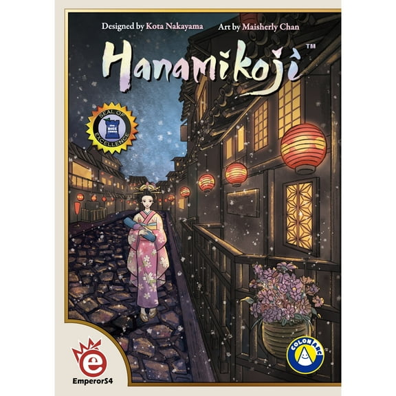 Emperor S4 Games Hanamikoji Board Game for Casual & Seasoned Gamers