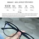 thumbnail image 5 of Espejo plano con luz anti-luz azul Gafas para miopía Anti-radiación Computadora Protección ocular, 5 of 5