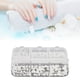 thumbnail image 4 of Juego de 5 cajas de decoración artística con brillantes diamantes de imitación para una manicura elegante, diseño A02 blanco, bonitos dijes de cuentas para uñas, 4 of 8