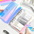 thumbnail image 6 of A6 Budget Planner Binder with Transparent Sleeves and Card Slots for Savings and Travel Journal - Purple, 6 of 9