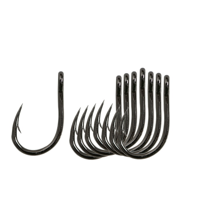 Mustad O'Shaughnessy Live Bait Hook (Black Nickel) - Size: 1/0 8pc