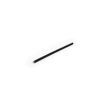 Pinch Front Straw (Price/Case)Front Of The House- Foh ASW002BKM28 Wrapped Paper Straw Black 1-2400 Each ()