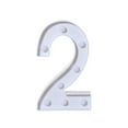 thumbnail image 2 of Meitianfacai Light Up Number Led Light, Alphabet LED Digital Lights Light Up White Plastic Digital Standing Hanging 2, 2 of 2