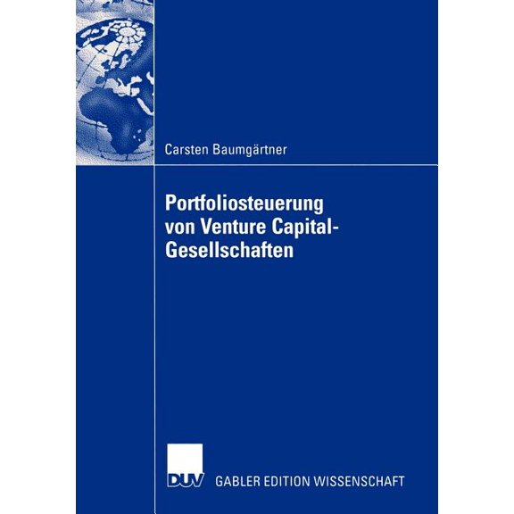 Portfoliosteuerung Von Venture Capital-Gesellschaften, (Paperback)