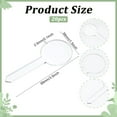 thumbnail image 2 of 20Pcs Acrylic Plant Labels Transparent Round Blank Plant Tags DIY for Marking Waterproof Reusable Plant Sign Blanks Name Plate DIY for Plants Garden Decoration 3.5x1.5 inches, 2 of 5