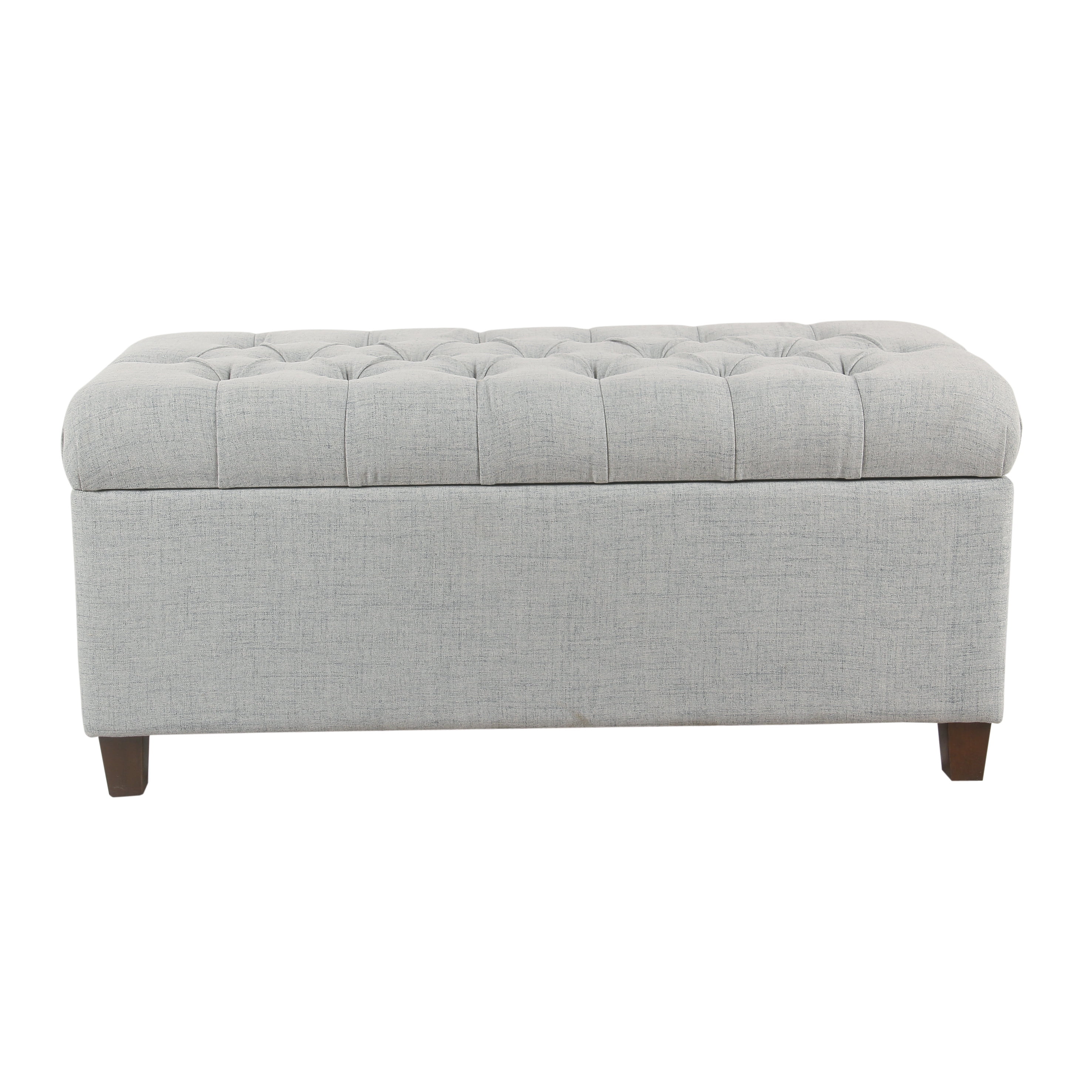 HomePop Ainsley Button Tufted Storage Bench, Multiple Colors - Walmart.com