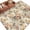 Brown, variant on White Pink Beige Peony Area Rugs 5'x7', Small Throw Rugs for Laundry Room Playroom, Farmhouse Vintage Floral Botanical Indoor Outdoor Rug Non-Slip Low Pile Carpet Runner Reversible Floor Mats