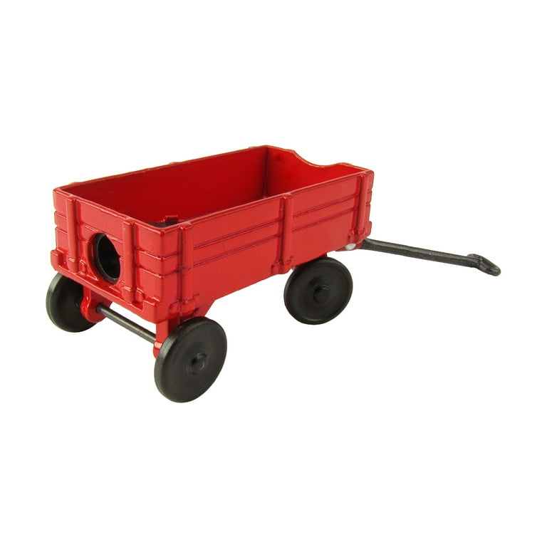 1:12 Scale Miniature Red Wagon Dollhouse Accessory 1:12 Scale Miniature Red Wagon Dollhouse Accessory