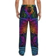 thumbnail image 3 of Balery Men'S Indian Mandalas Dragonfly Pants,Sleepwear Pants,Pajama Pants,Pj Bottoms Drawstring And Pockets-Small, 3 of 9