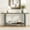 Gray, variant on Harper & Bright Designs Minimalist Console Table with Storage, Wood Entryway Table with Open Shelf, Natural