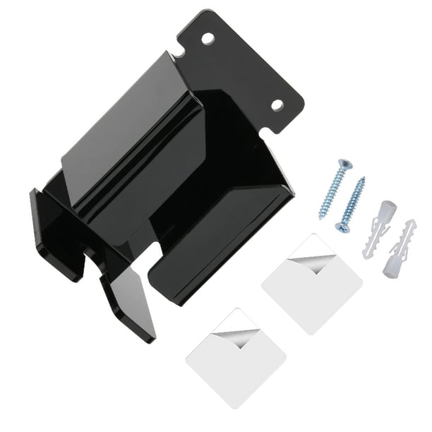 Wosthever Soporte práctico negro para afeitadora para hombres, fácil instalación, colgador de afeitadora limpio y ordenado, soporte para Decoración del hogar negro
