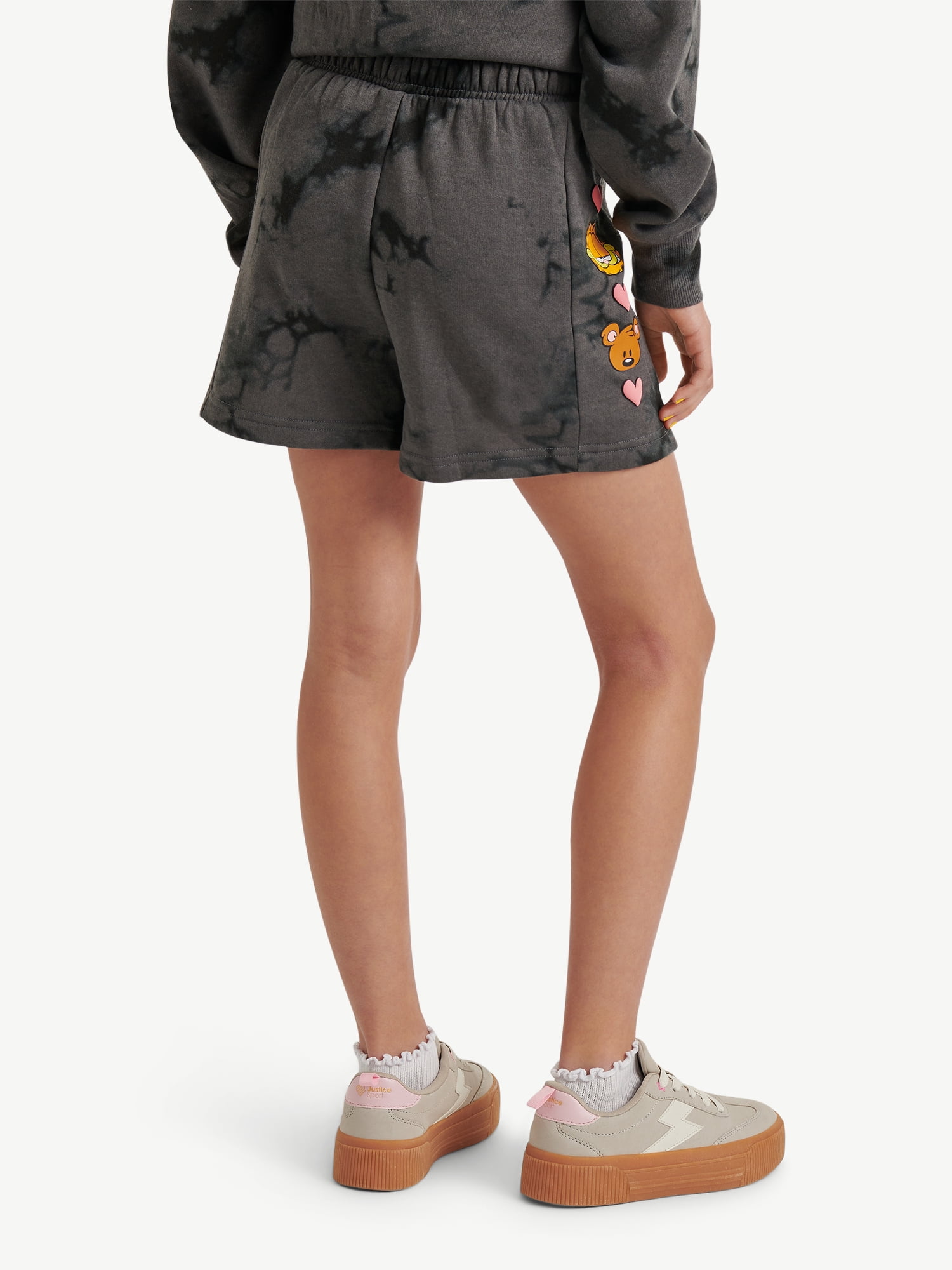Justice x Garfield Girls Fleece Short, Sizes XS - XLP