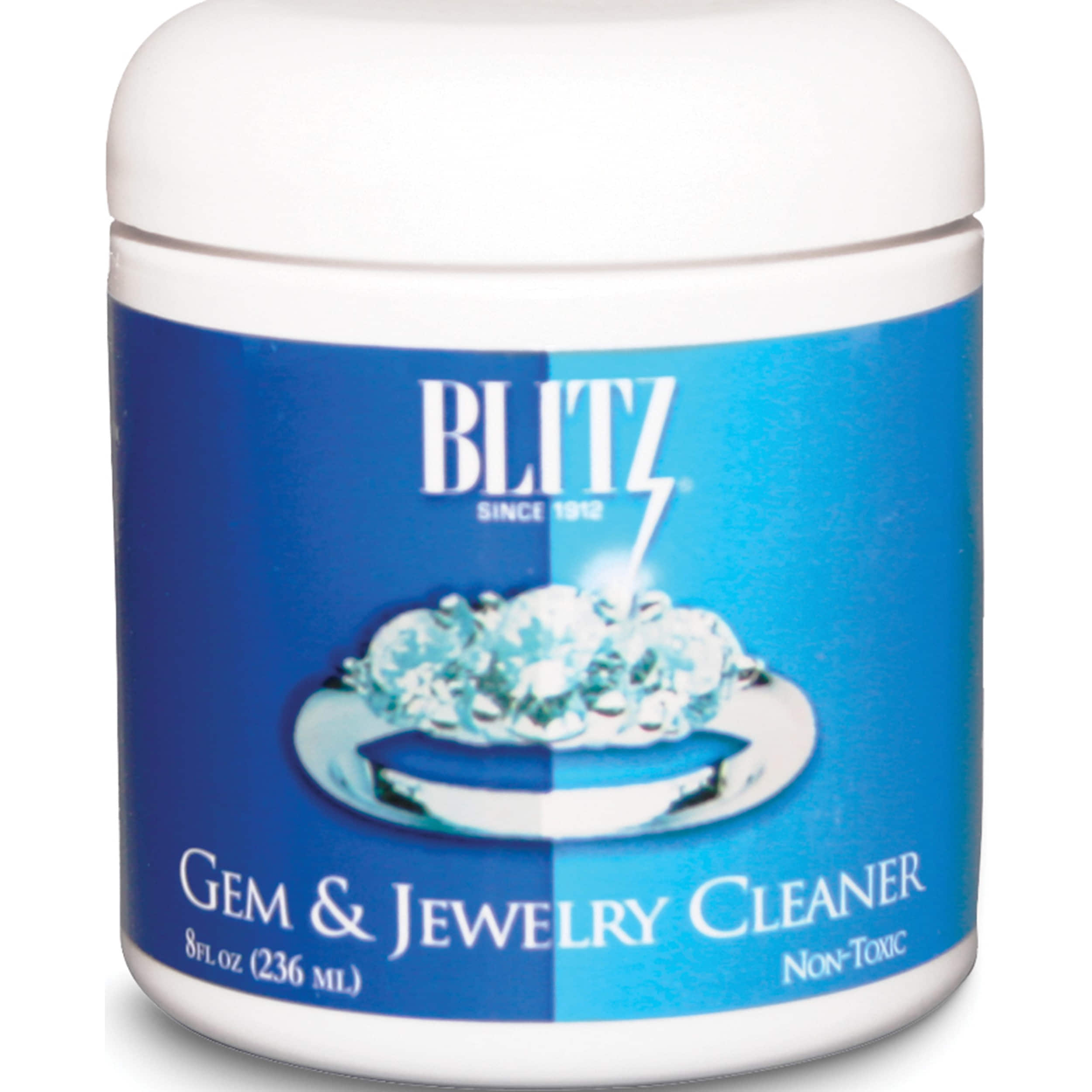 Fashion 8Oz Gem And Jewelry Cleaner Jar (2.75 X 2.75) Made In United States gm495