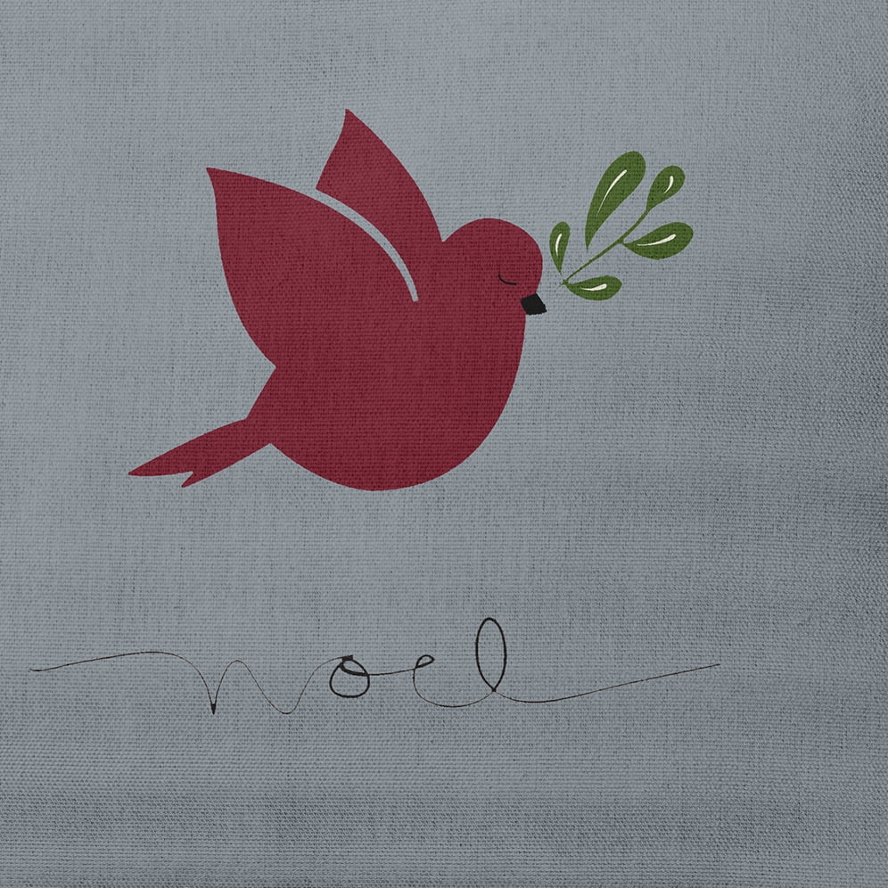 Simply Daisy 16" x 16" Noel Bird Outdoor Throw Pillow