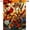 Cardinal Birds, variant on Pumpkin Fall Garden Flag Autumn flags 28x40 Double Sided Large Stained Glass Thanksgiving House Flag Harvest Yard Flag for Outside Porch Lawn Decor