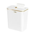 thumbnail image 2 of Garbage Can Rubbish Container Storage Bucket Wall Mounted Kitchen Counter Compost Bin , L L, 2 of 8