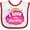 White and Red, variant on Inktastic I Love My Mommy Girls Girls Baby Bib