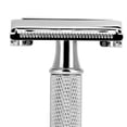 thumbnail image 3 of Men Double Sided Manual Shaver Portable Hair Removal Beard Shaver Face Grooming Tool, 3 of 8
