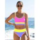 thumbnail image 3 of Set de bikini Popvil con cintura alta y falda 2026, 3 of 6