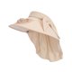 thumbnail image 4 of Ventilador de moda de sombrero de visor de ventilador para pescar Camping Beach al aire libre deportes al aire libre Caqui, 4 of 8