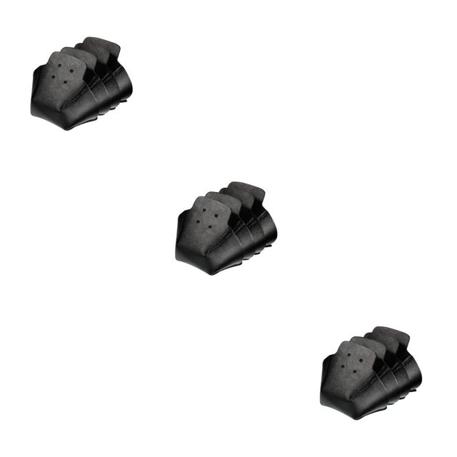 Greeniant 4 piezas Skate Toe Cap Protectores de rodillos de cuero Deportes al aire libre Patinaje Protección Guardias Accesorios Niños Negro Type1 NO1