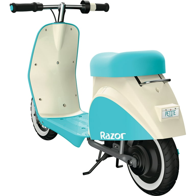 Razor Pocket Mod Petite - Blue, 12V Miniature Euro-Style Electric Scooter  for Kids Ages 7+ 