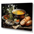 thumbnail image 2 of Designart "Pointillist Representation of Soup Bouillon I" Food & Beverage Wall Decor, 2 of 5