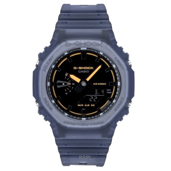 Casio G-Shock Analog Digital Resin Strap Black Dial Quartz GA-2100K-2A 200M Men's Watch