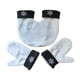 thumbnail image 3 of Guantes de invierno cálidos para hombre y mujer, para senderismo en climas fríos. Blanco, 3 of 9