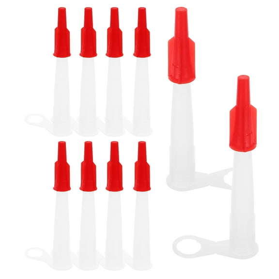FRCOLOR 10 Pcs Corrugated Glue Cap Dispensing Head Sealing Caps