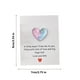 thumbnail image 1 of Mini tarjeta de bolsillo con forma de corazón y mensaje de felicitación | Regalo portátil para aliviar la ansiedad | Para mesita de noche, escritorio o bolsillo, 1 of 6