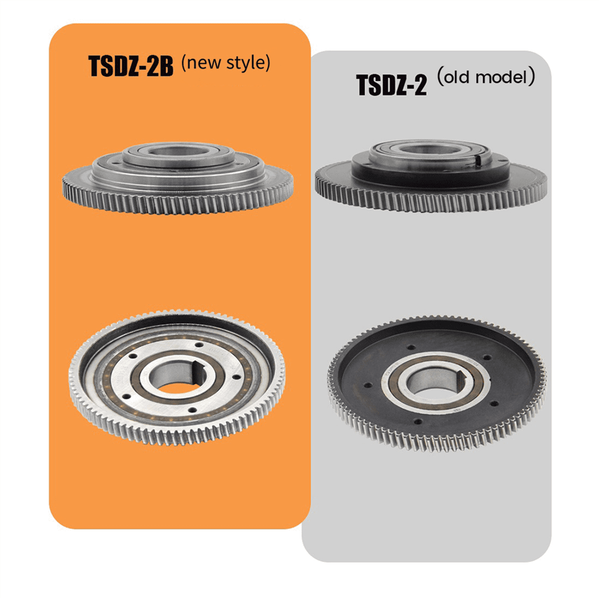 TSDZ2B Mid Drive Motor Gear - Helical Teeth Torque Sensor Replacement Gear For E-Bike Conversion Kits