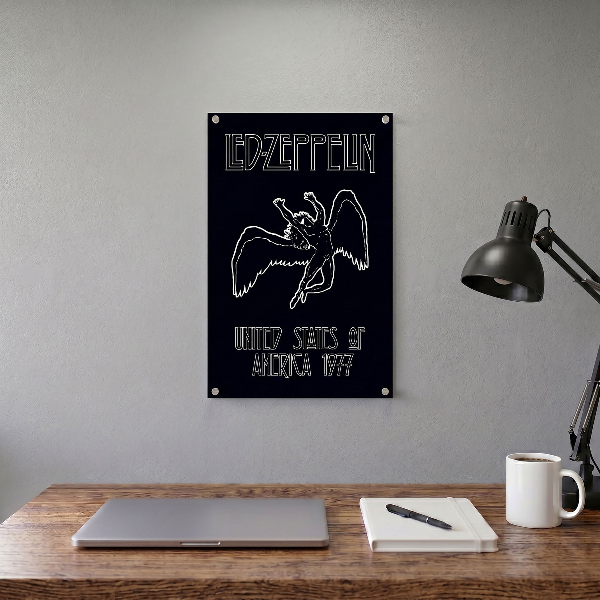 Pyramid America: Led Zeppelin: Icarus - 11x17 Poster, Album Cover Print -Classic Rock Band Artwork, Licensed Music Wall Decor, Premium Fan Collectible